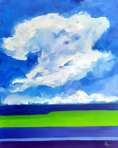 Original Acrylbild "Wolke" 40 x 50 cm