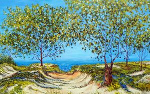 Original Acrylbild "Weg zum Meer" 100 x 160 cm, Jörg Langhans