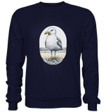 Möwe Wattvogel® am Strand - Basic Sweatshirt