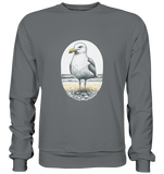 Möwe Wattvogel® am Strand - Basic Sweatshirt