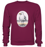 Möwe Wattvogel® am Strand - Basic Sweatshirt