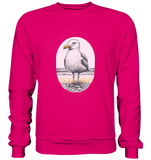 Möwe Wattvogel® am Strand - Basic Sweatshirt