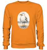 Möwe Wattvogel® am Strand - Basic Sweatshirt