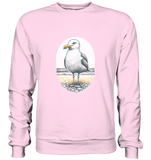 Möwe Wattvogel® am Strand - Basic Sweatshirt