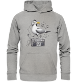 Möwe Wattvogel® mit Radio - Unisex Hoodie Kaputzenpullover