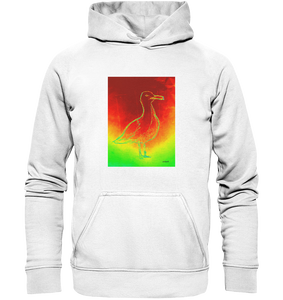 Basic Unisex Hoodie -  Motiv Möwe Wattvogel