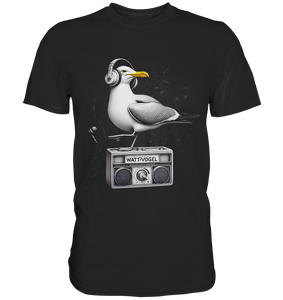 Möwe Wattvogel® mit Radio - Männer T-Shirt