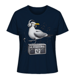 Möwe Wattvogel® mit Radio - T-Shirt Damen