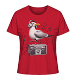 Möwe Wattvogel® mit Radio - T-Shirt Damen