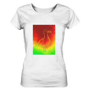 Kunstdruck Motiv Möwe Wattvogel DIN A3 artdee - Ladies Organic Shirt