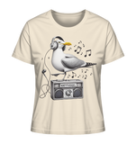 Möwe Wattvogel® mit Radio - T-Shirt Damen