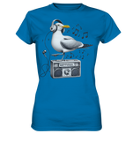 Möwe Wattvogel® mit Radio - T-Shirt Damen