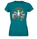 Tanzende Möwe Wattvogel® am Strand - Ladies Premium Shirt