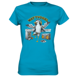 Tanzende Möwe Wattvogel® am Strand - Ladies Premium Shirt