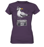 Möwe Wattvogel® mit Radio - T-Shirt Damen