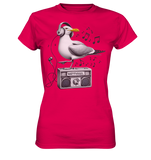 Möwe Wattvogel® mit Radio - T-Shirt Damen