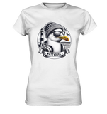Coole Möwe mit Mütze und Sonnenbrille - Ladies Premium Shirt