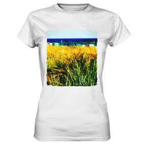 Damen T-Shirt mit Fotodruck Meer Nordsee Ostsee Am Strand Landschaft