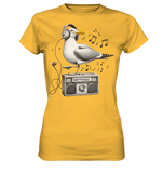 Möwe Wattvogel® mit Radio - T-Shirt Damen