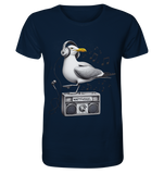 Coole Möwe Wattvogel® mit Radio - T-Shirt Herren