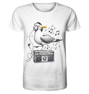 Coole Möwe Wattvogel® mit Radio - T-Shirt Herren