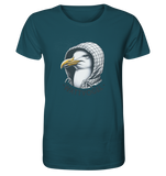 Möwe mit Kaputze Schriftzug Wattvogel  T-Shirt Herren