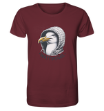 Möwe mit Kaputze Schriftzug Wattvogel  T-Shirt Herren