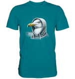 Coole Möwe mit Kaputze  - Premium T Shirt