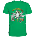 Tanzende Möwe Wattvogel® am Strand - Premium Shirt