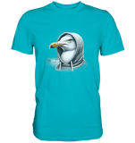 Coole Möwe mit Kaputze  - Premium T Shirt