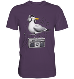 Möwe Wattvogel® mit Radio - Premium T-Shirt Herren