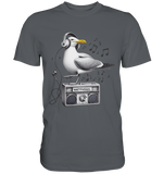 Möwe Wattvogel® mit Radio - Premium T-Shirt Herren