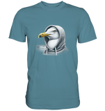 Coole Möwe mit Kaputze  - Premium T Shirt