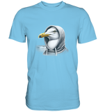 Coole Möwe mit Kaputze  - Premium T Shirt