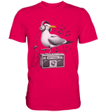 Möwe Wattvogel® mit Radio - Premium T-Shirt Herren