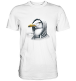 Coole Möwe mit Kaputze  - Premium T Shirt