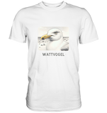 Wattvogel am Strand - Premium Shirt