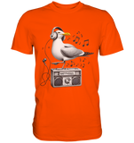 Möwe Wattvogel® mit Radio - Premium T-Shirt Herren