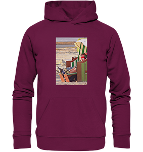 Premium Unisex Hoodie - Motiv im Strandkorb - artdee®