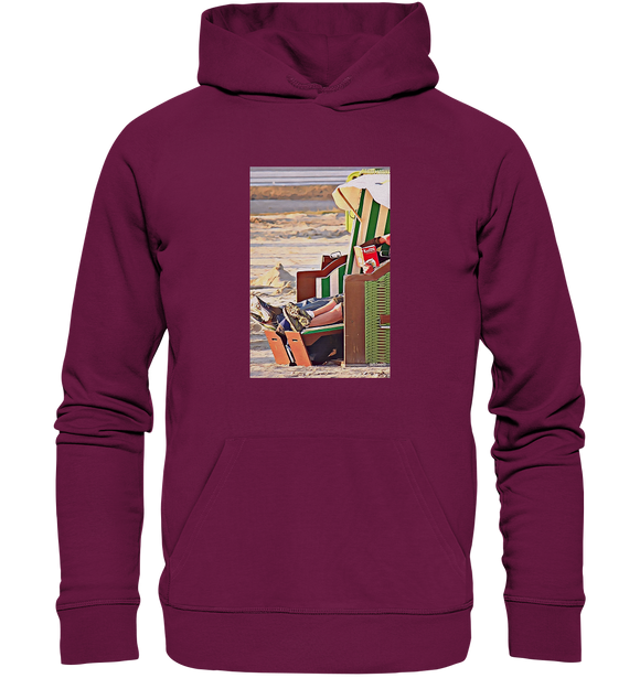 Premium Unisex Hoodie - Motiv im Strandkorb - artdee®