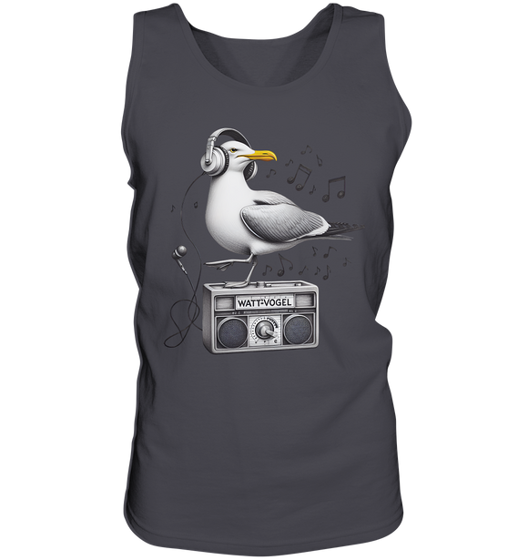 Möwe Wattvogel® mit Radio - Tank-Top Herren T-Shirt